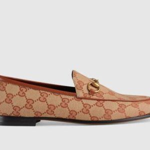 Gucci Jordaan GG canvas loafer 40 W (9-9.5)